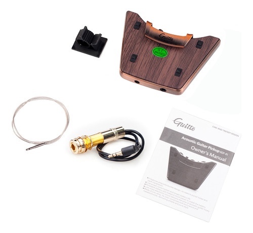 Guitarra Acústica Sound Hole Pickup Dual Mode Piezo + Mic