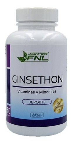 Ginseng + Vitaminas Fnl 60cap 1200mg. Energia Física- Mental