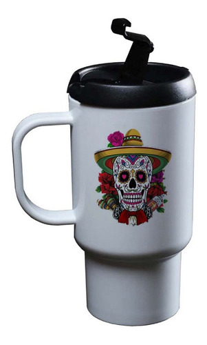 Jarro Termico Café Calavera Mexicana Modelo At20