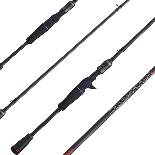 Caña Abu Garcia Fantasista X 7.3 Pies 12-25lbs 1 Tramo Bait Color Negro