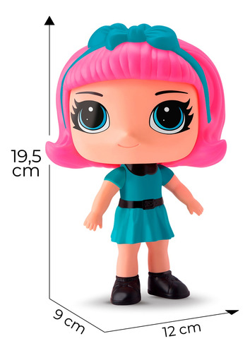 Belatrix Boneca Silmar Brinquedos Com Laço 19 Cm Meninas