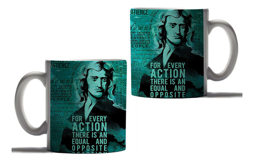 Caneca Personalizada Porcelana Isaac Newton Envio Hoje 1