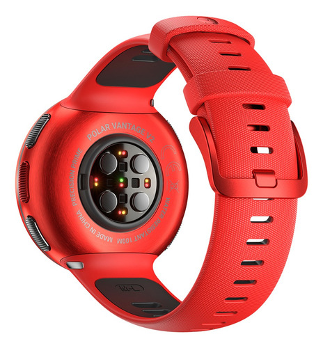 Imagen 4 de 4 de Reloj Polar Multisport Premium Vantage V2 - Red