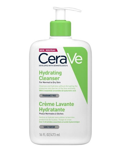 Cerave Limpiador Hidratante 473 Ml Original 