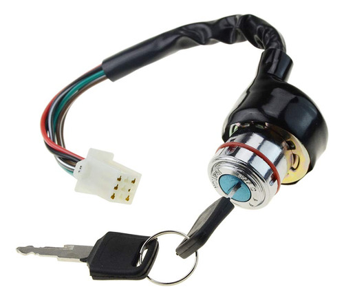 Ignition Key Switch 6 Wires For 90cc 125cc 150cc Gokart...