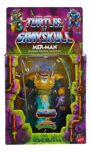Turtles Of Grayskull Origins Mer-man Hth28 Mattel