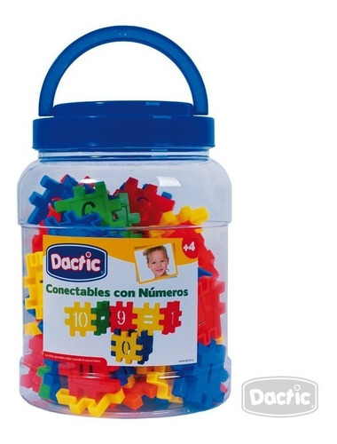 Juego Encaje Conectable Con Número 85 Pz Dactic 