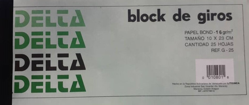 Block Giros O Letras De Cambio 50 Unid 