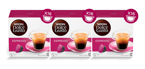 Capsulas Pack 3x2 Una Caja Gratis Dolce Gusto Espresso Fama