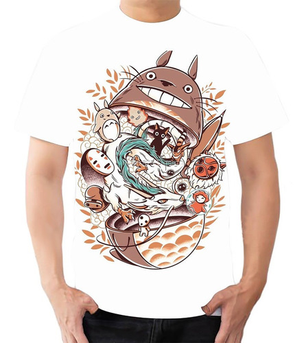 Camiseta Camisa Meu Amigo Totoro Mei Satsuki Haku Ghibli 4