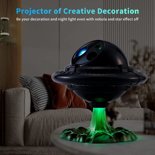 Lámpara De Proyección Ufo Star Night Light Galaxy Projector