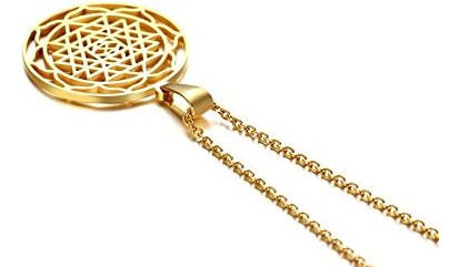 Collar Con Colgante En Forma De Talismán, Amuleto De Chakra