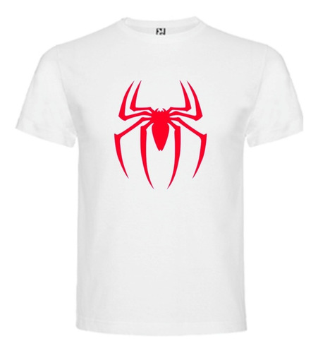 Polera Spiderman Hombre Araña Algodon Pow Club