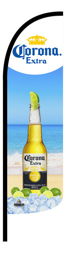 Funda Para Bandera Publicitaria Corona Doble Hielo (4x1 Mts)