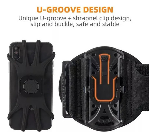 Universal Porta Celular Brazo Gym Ejercicio Correr