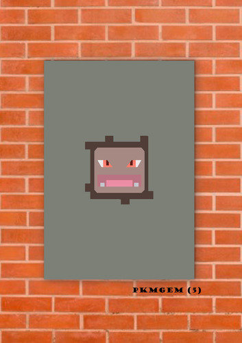Cuadros Poster Pokemon Golem 20x29 (gem 5)