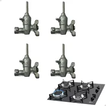Comprar Kit 4 Registros Ramal Cooktop Fischer 1519 4 Bocas Original