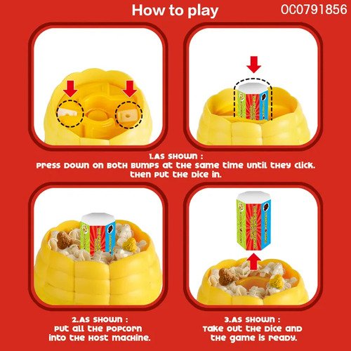 Juego Para Niños De Mesa Juguete Cabritas Explosivas.