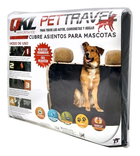 Funda Protectora Asiento Para Mascotas Sin Division Nolin