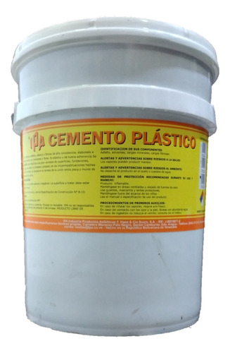 Cemento Plastico Cuñete 5 Gl Ipa