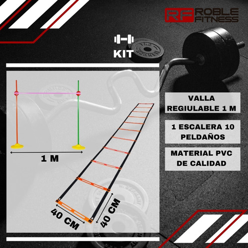 Imagen 3 de 10 de Kit Entrenamiento Ejercicio Coordinación Funcional Envios