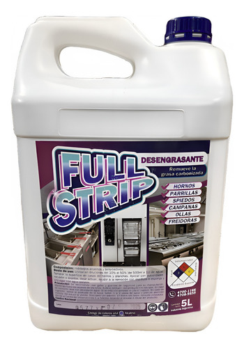 Limpiador Desengrasante Full Strip X 5 Lts