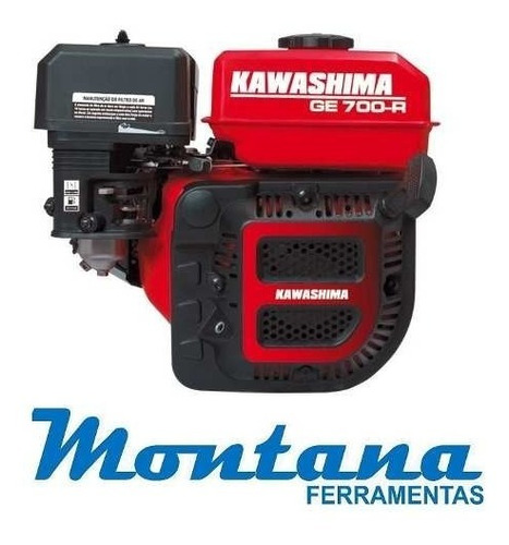 Motor Estacionário Com Redutor Rotação 7hp Kawashima Ge700r