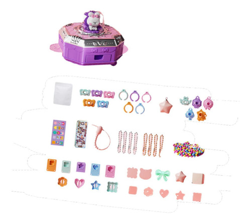 Wwa Kit De Artesanía De Juguetes De Niña Juego De Joyas