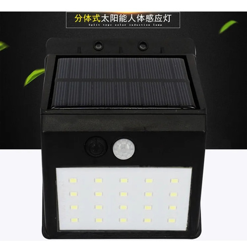 Luz Solar De Jardín Con Sensor De Luz Exterior De 30 Led