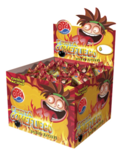 Chicle Fierita Come Fuego Sabor Tutti Frutti X50 U