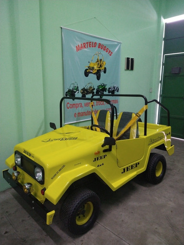 Míni Buggy Jeep Completo Único Com Portas E Setas 215cc 4t !