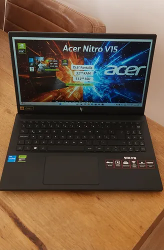 Imagen 1 del producto Notebook Acer Core I5 / 32gb Ram / 512gb Ssd /rtx 2050 /15'6 Negro