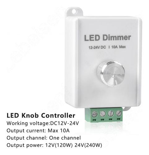 Dimmer Regulador Intensidad Tira Led Dimer 12v 24v 10a