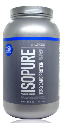 Isopure Zero Carb 3 Lbs Vainilla Nature´s Best.