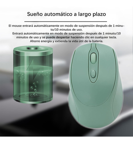 Ratón Bluetooth Inalámbrico Tipo C Recargable Usb