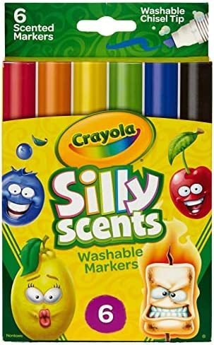 Imagen 3 de 12 de Marcadores Con Aromas Crayola Silly Scents X6u Pack X1