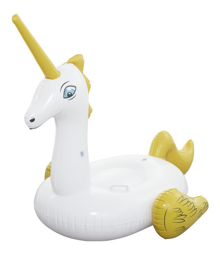 Imagen 3 de 10 de Unicornio Inflable 165 X 145 Cm Bestway 41104 Pileta Edu