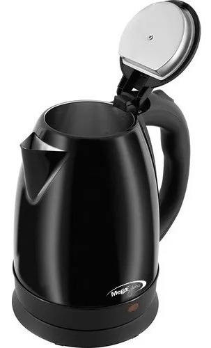 Imagen 3 de 4 de Pava Eléctrica Mega Express Me-626 Negro 220v 1.8l