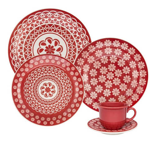 Set De Vajilla Completa Oxford 30 Piezas Ceramica 