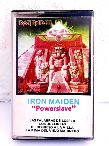 Casete  Iron Maiden Powerslave 1984 Oka (Reacondicionado)