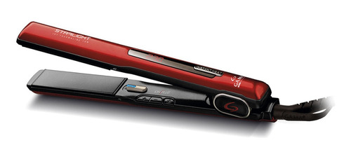 Planchita de pelo GA.MA Italy Starlight Digital IHT Tourmaline Ion Plus roja y negra 110V/220V