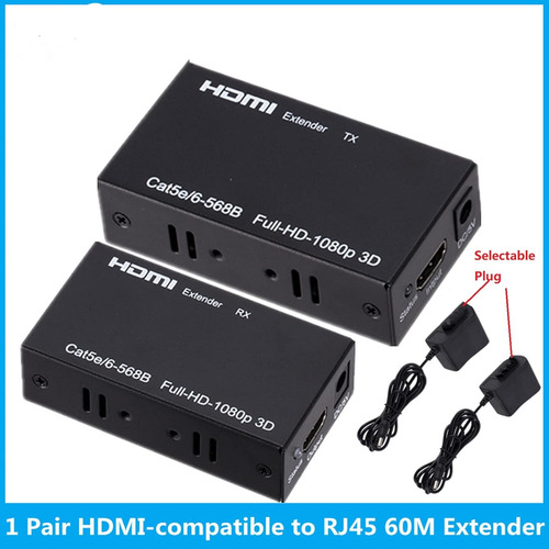 Distribuidor Extensor Hdmi Divisor Adaptador 60m 1080p