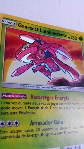 Carta Pokemon Genesect Luminescente Shiny