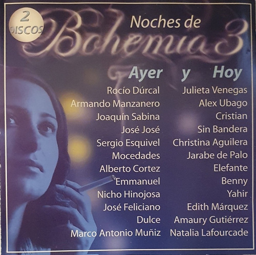 Cd Bohemia 3 - 2cds - Durcal Mocedades Casal Dulce Sabina