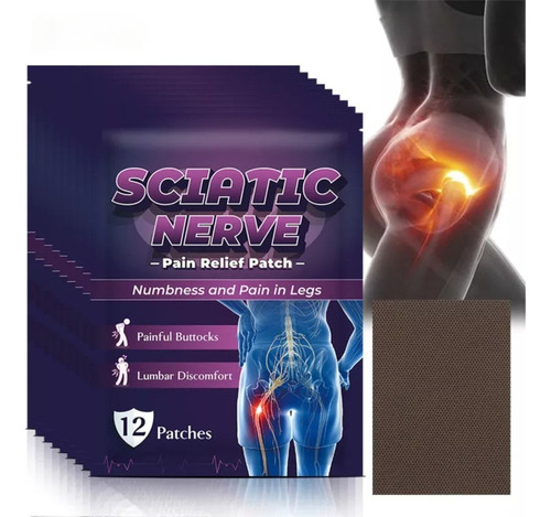 Parches Para Alivio Dolor Nervio Ciatica 36 Pcs