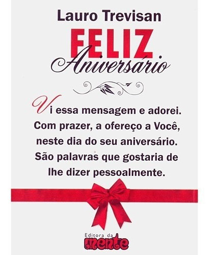 Feliz Aniversário, De Trevisan, Lauro. Editora Editora Da Mente, Edição 01 Em Português
