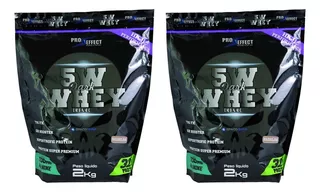 Kit 2 Whey Protein 5w - 4kg Dark Insane