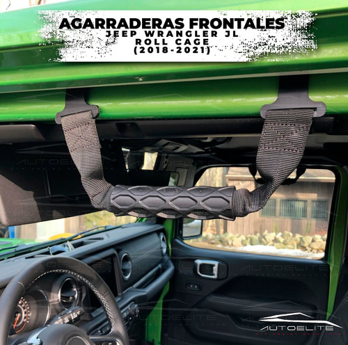 Imagen 5 de 9 de Agarradera Jeep Wrangler Jl 2018 2019 2020 Rollcage Frontal