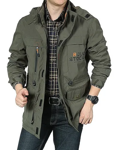 chaqueta militar hombre