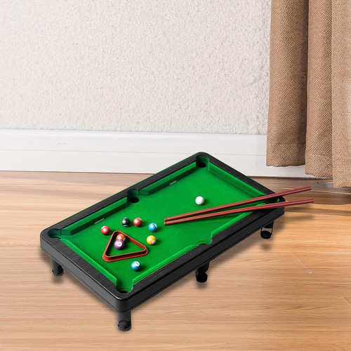 Mini Juego De Billar De Mesa, Juego De Billar Casero, Bolas